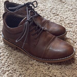 Kids Brown Dress Shoes Size 4